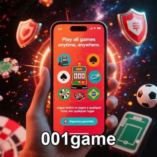 Desfrute de uma interface simples e prática para jogar onde estiver - 001game